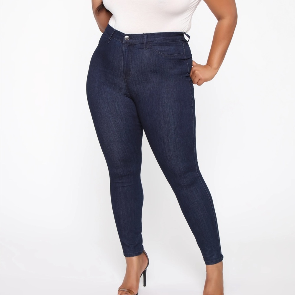 High Rise Stretch Skinny Jeans